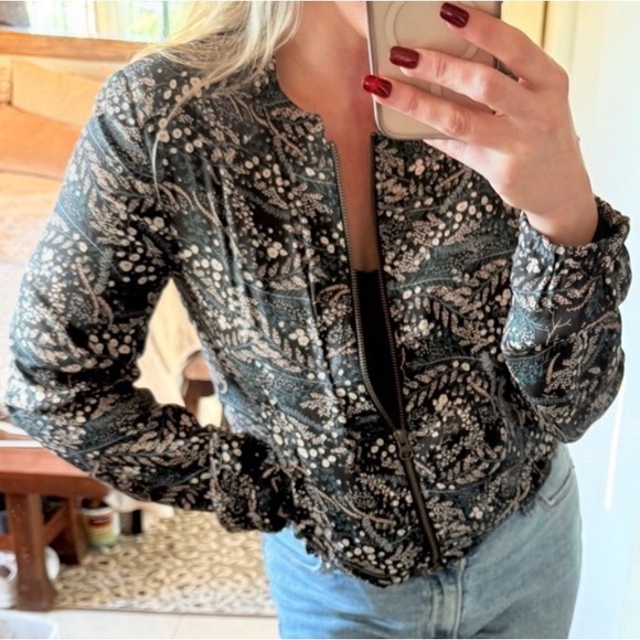 LOFT Jackets & Blazers - LOFT Lightweight Floral Bomber Jacket